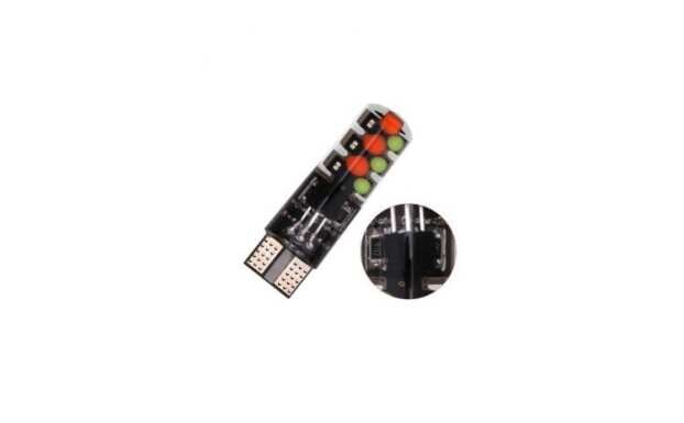 Set 2 x Bec Pozitie Multicolor RGB cu Telecomanda